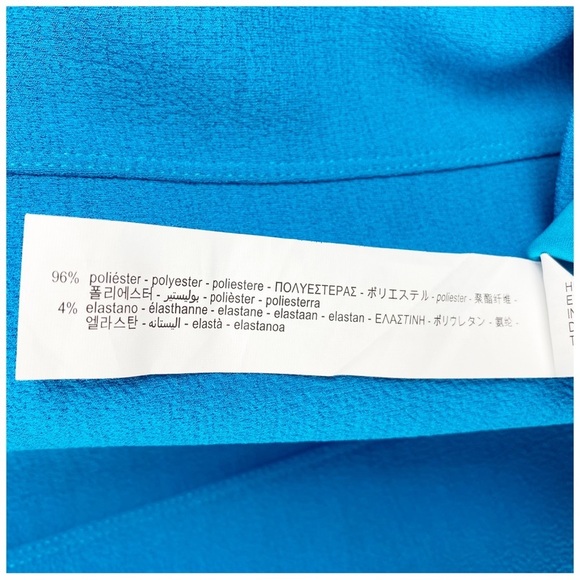 Zara Blue Corset Stitch Mini Dress Size Small‎ - Picture 12 of 13